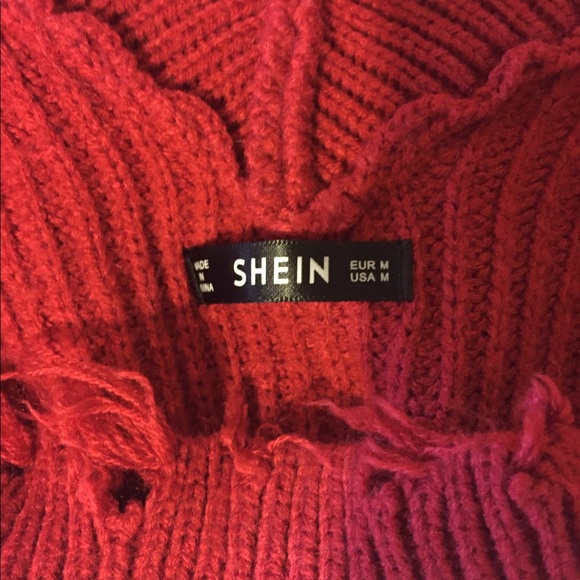 Distressed Red Sweater - Picture 5 of 6